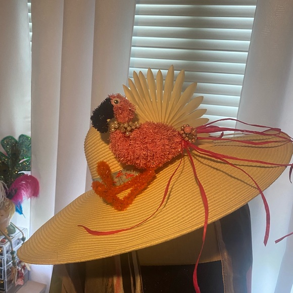 Why not be a FLAMINGO IN A FLOCK OF BIRDS 🦩🦩custom with Fab coverup. 🦩🦩🦩 - Picture 12 of 13